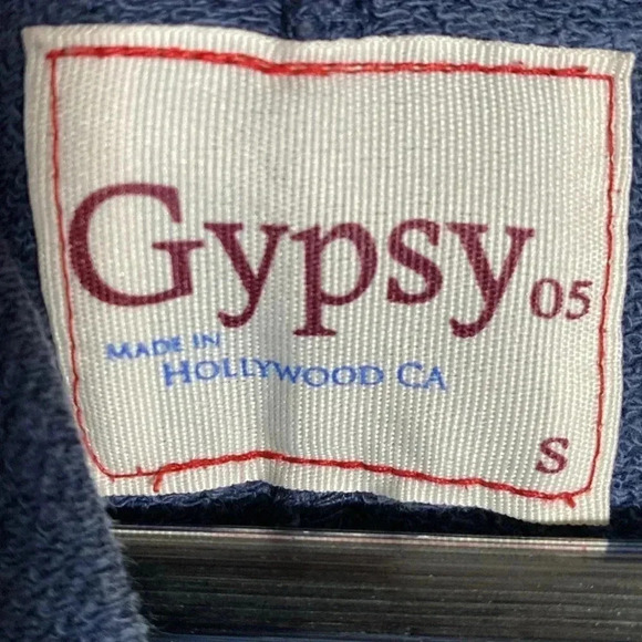 Gypsy 05 Women’s Hoodie Small Sweatshirt Full Zip Graphic Blue Grey - Picture 3 of 8